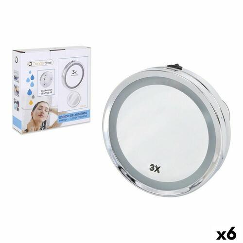 Makeup-Spejl Confortime LED 15 x 3 x 15 cm (6 enheder)
