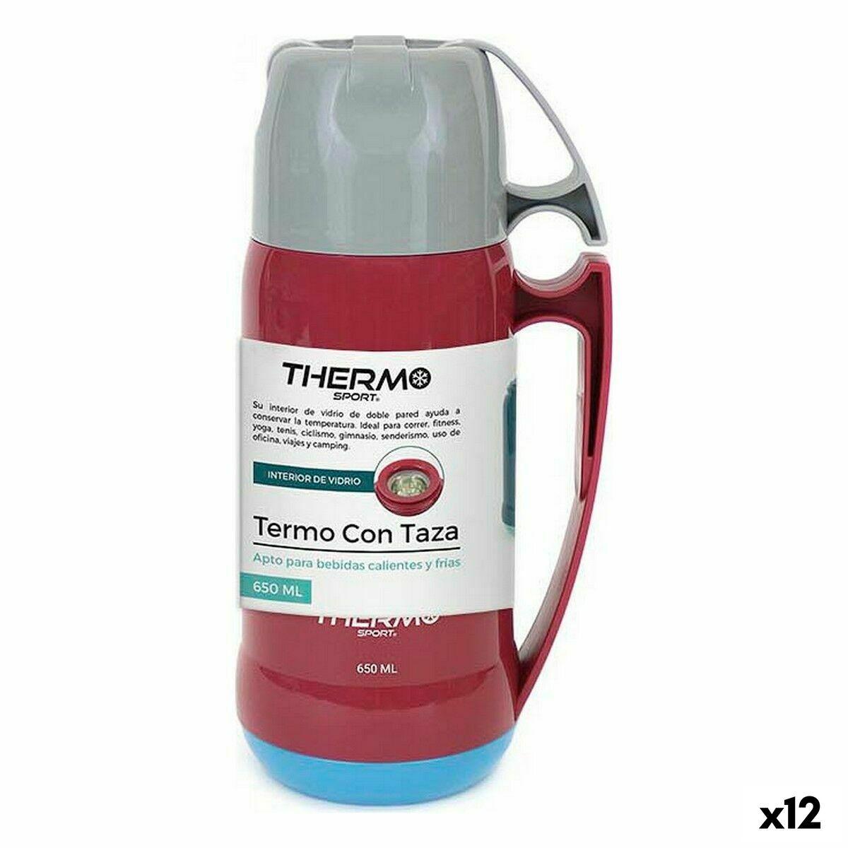 ThermoSport rejsetermokolbe 650 ml - 12 stk.