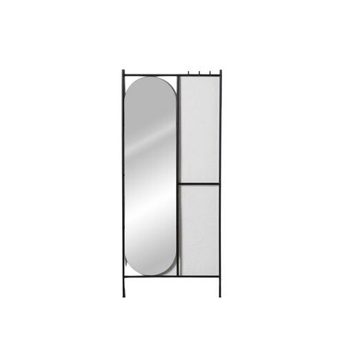 Stojalo za klobuke Sort Jern Spejl 70 x 4 x 160,5 cm