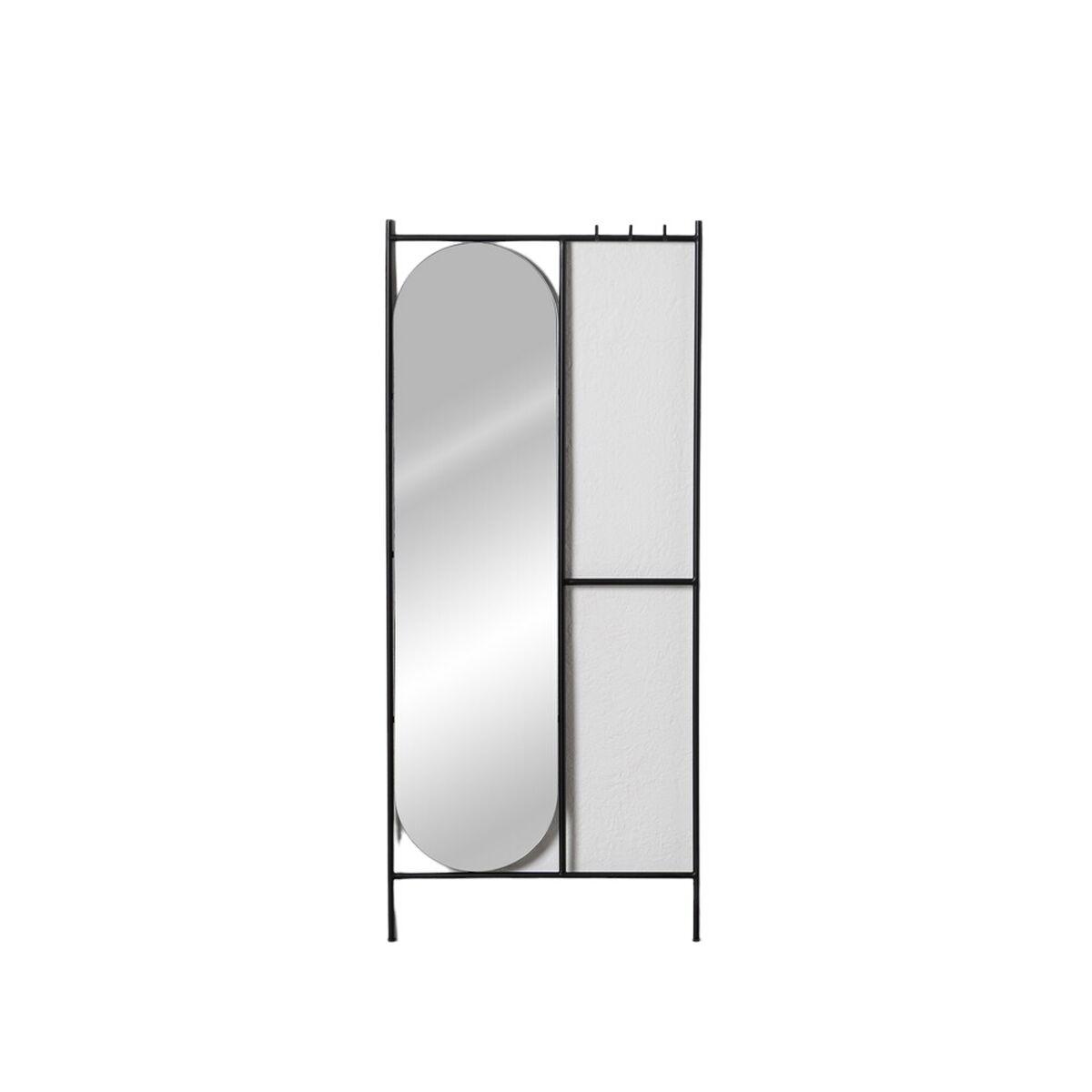 Stojalo za klobuke Sort Jern Spejl 70 x 4 x 160,5 cm