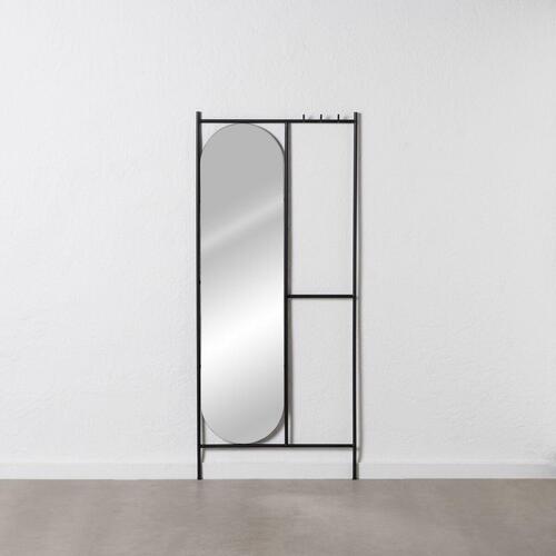 Stojalo za klobuke Sort Jern Spejl 70 x 4 x 160,5 cm