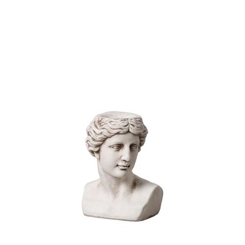 Urtepotte Ler Magnesium Græsk gudinde 24 x 19,5 x 31,5 cm