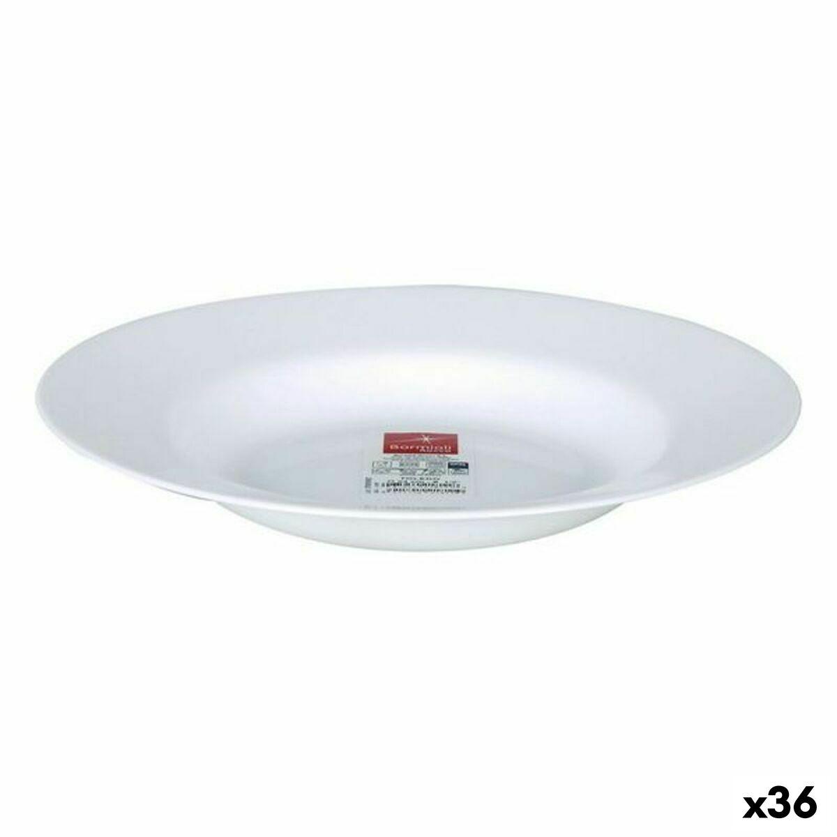 Dyb tallerken Bormioli Toledo Ø 24 x 3,5 cm (36 Enheder) (ø 24 cm)