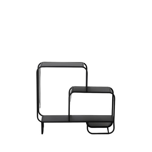 Hylder Sort Jern 72 x 30 x 68 cm