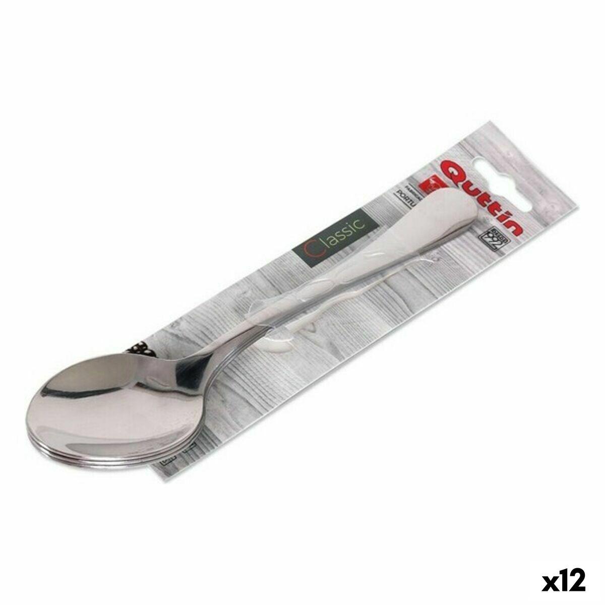 Quttin Classic suppeskeer i rustfrit stål - sølv, 12 stk.