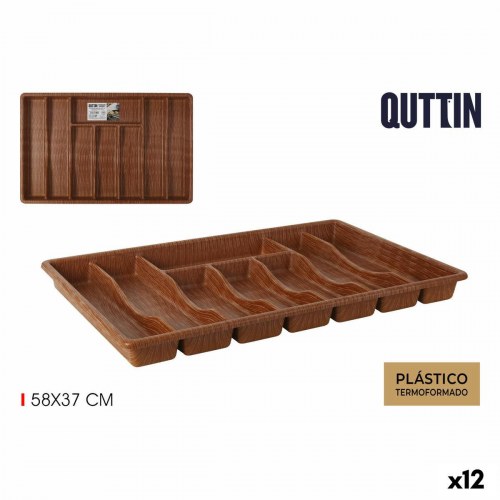 Quttin bestikholder 59 × 38 cm - termoplastisk, 12 stk.