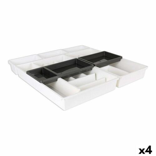Bestikholder Tontarelli Bella Hvid 7 Dele 49,5 x 49,2 x 6,7 cm (4 enheder)