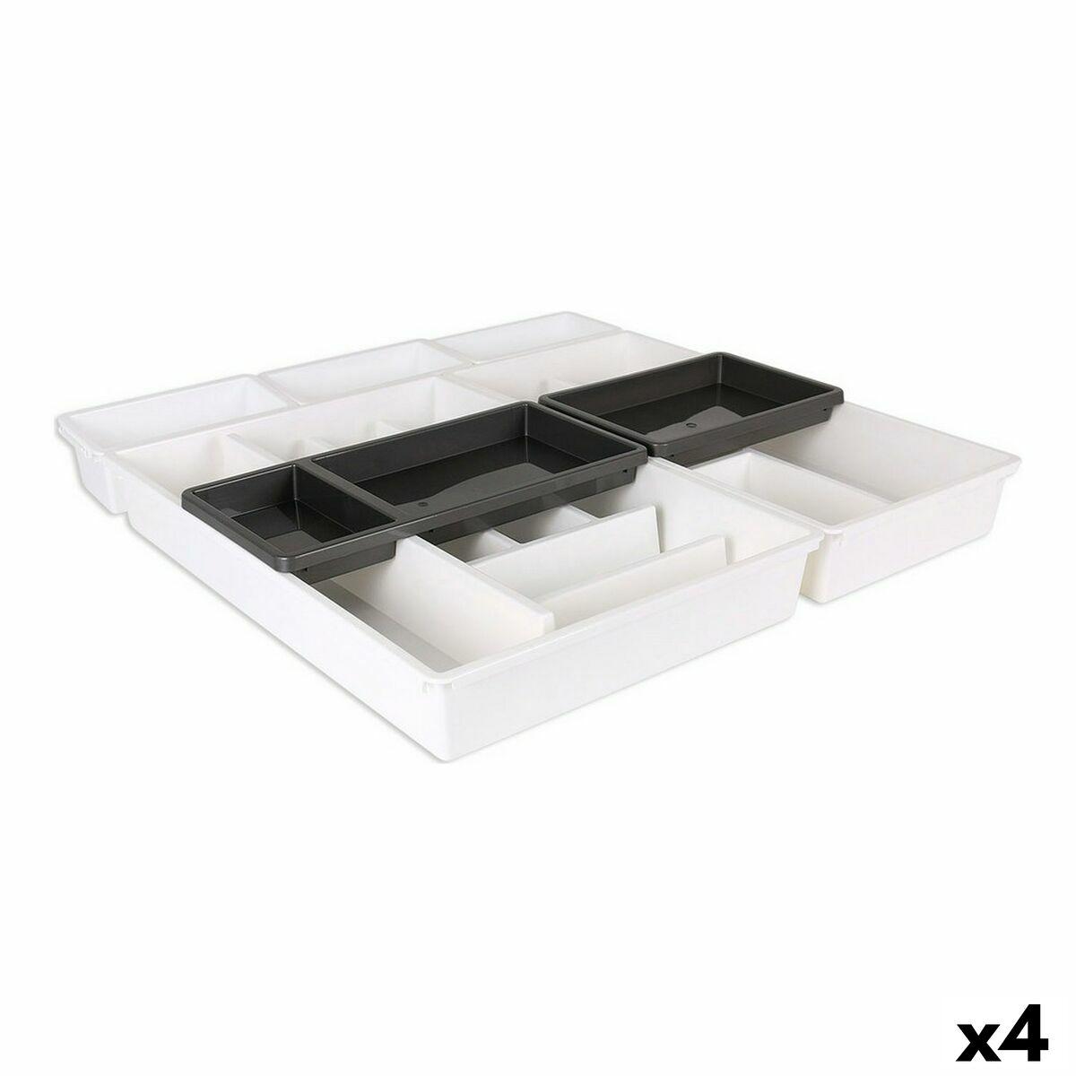 Bestikholder Tontarelli Bella Hvid 7 Dele 49,5 x 49,2 x 6,7 cm (4 enheder)