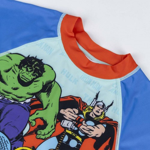 Bade T-shirt The Avengers - Blå, 3 år