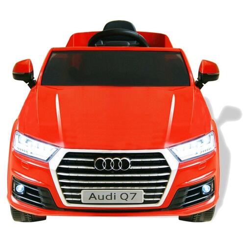 Elektrisk kørbar bil Audi Q7 rød 6 V