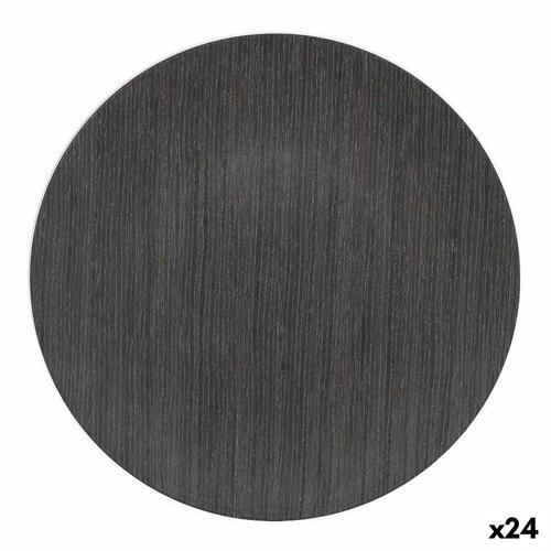 Underkop PVC Træ Mørk Ø 33 cm (24 enheder)