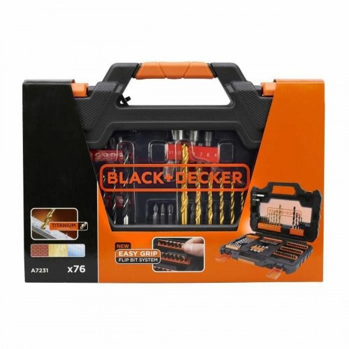 Black & Decker A7231 bor- og bitsæt - 76 dele