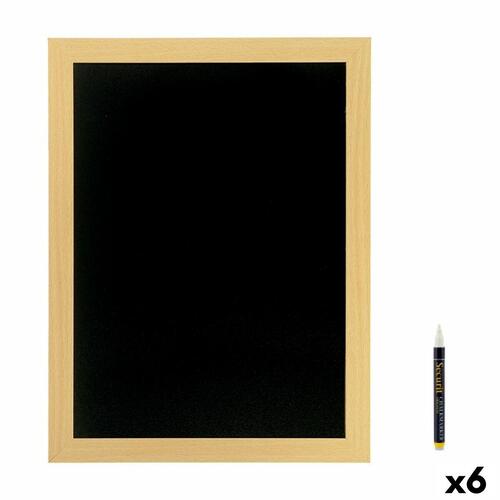 Tavle Securit Woody Teak Væg Natur 40 x 30 cm