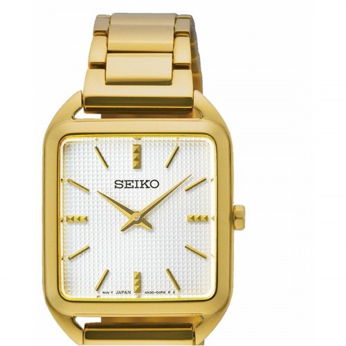 Seiko herreur SWR078P1 - guld, rustfrit stål, kvarts