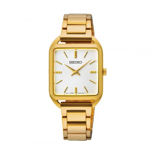 Seiko herreur SWR078P1 - guld, rustfrit stål, kvarts