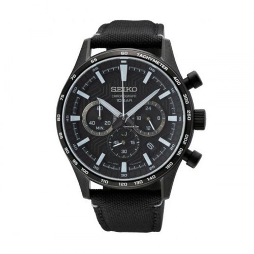 Seiko SSB417P1 herreur - sort kronograf til mænd