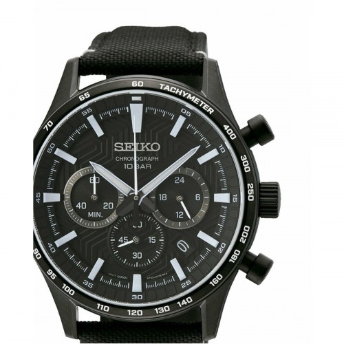 Seiko SSB417P1 herreur - sort kronograf til mænd