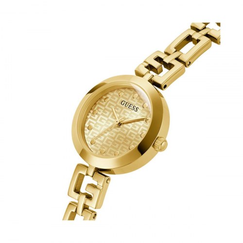 Guess dameur GW0549L2 - elegant armbåndsur i guldlook