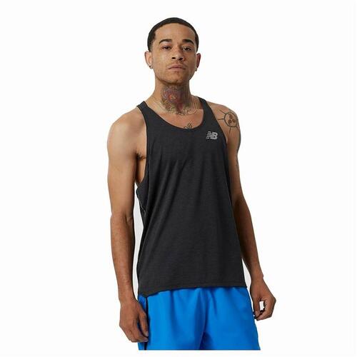 Tank top mænd New Balance Impact Run Sort S