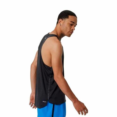 Tank top mænd New Balance Impact Run Sort S