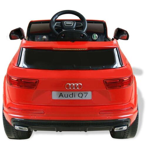 Elektrisk kørbar bil Audi Q7 rød 6 V