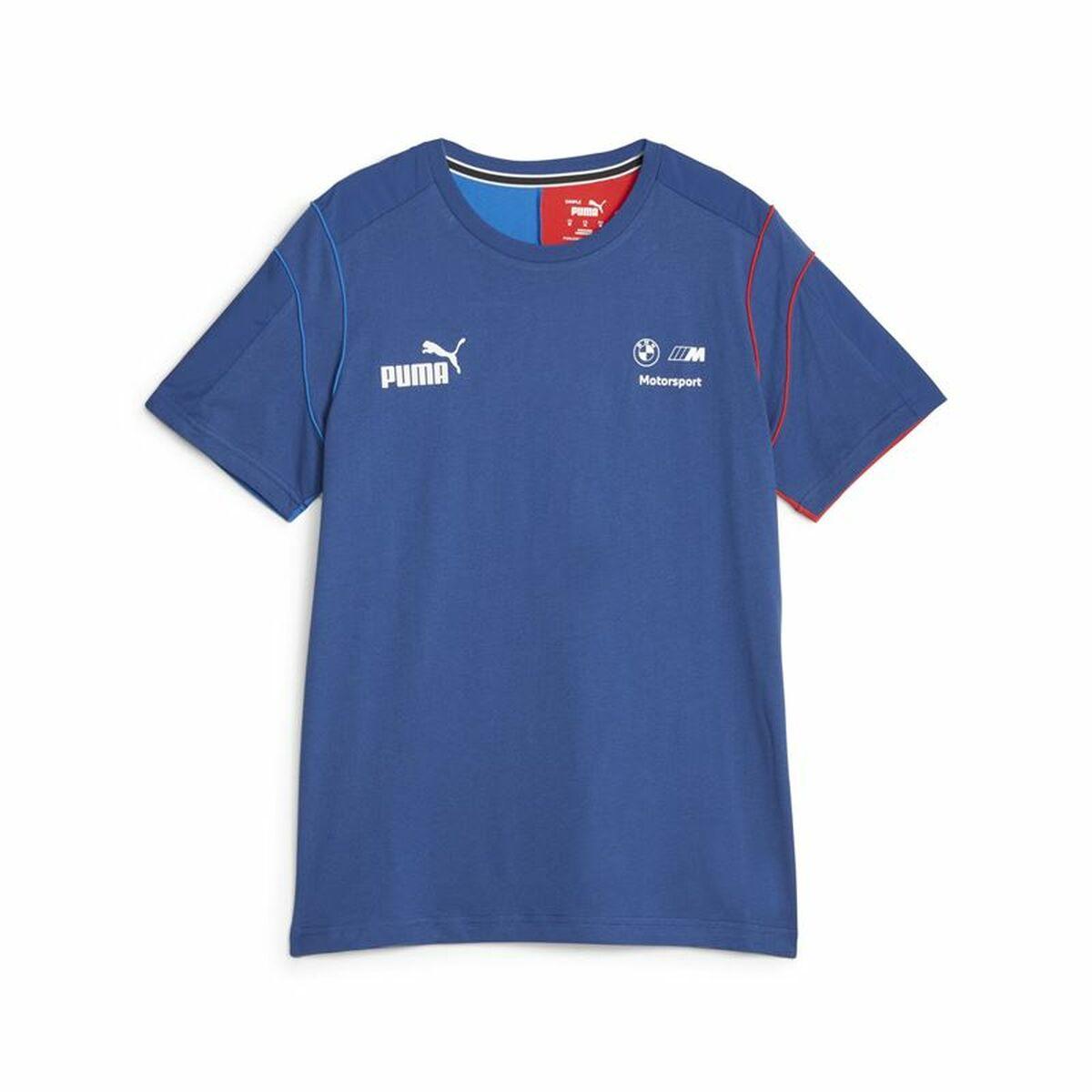 Kortærmet Shirt Til Mænd Puma Bmw Mms Mt7 Blå