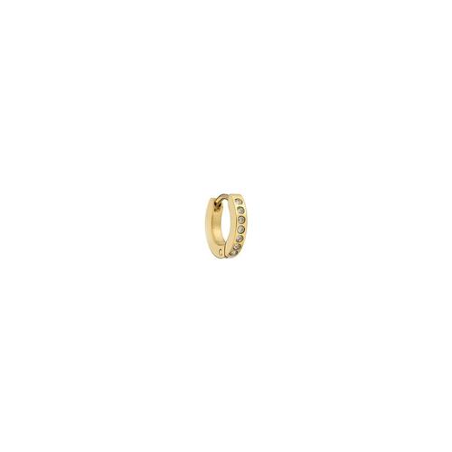 AN Jewels ørering til kvinder AS.PH06YC - gylden creol med sten (1 stk)