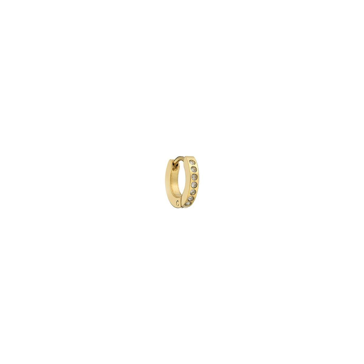 AN Jewels ørering til kvinder AS.PH06YC - gylden creol med sten (1 stk)