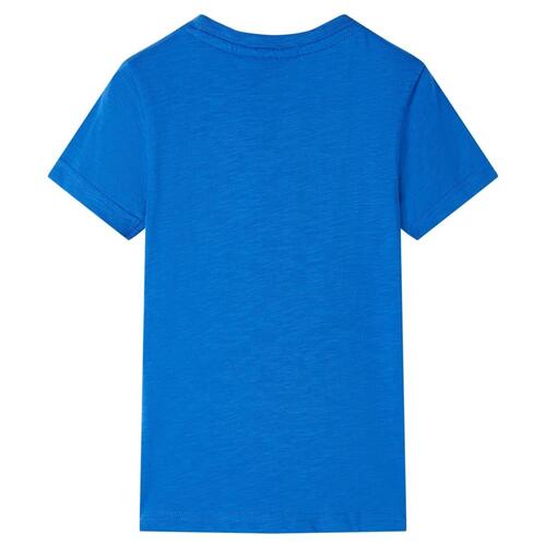 T-shirt til børn str. 104 blå