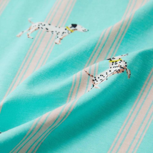 Pyjamas til børn str. 104 korte ærmer ecrufarvet