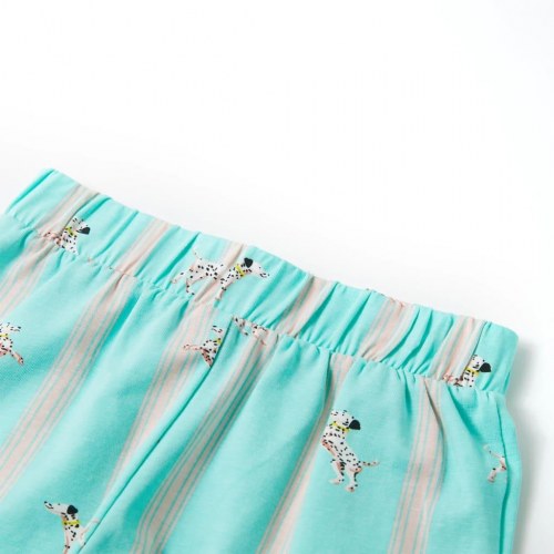 Pyjamas til børn str. 104 korte ærmer ecrufarvet