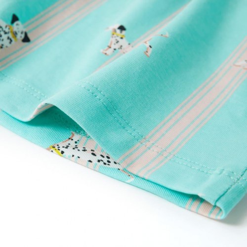 Pyjamas til børn str. 104 korte ærmer ecrufarvet