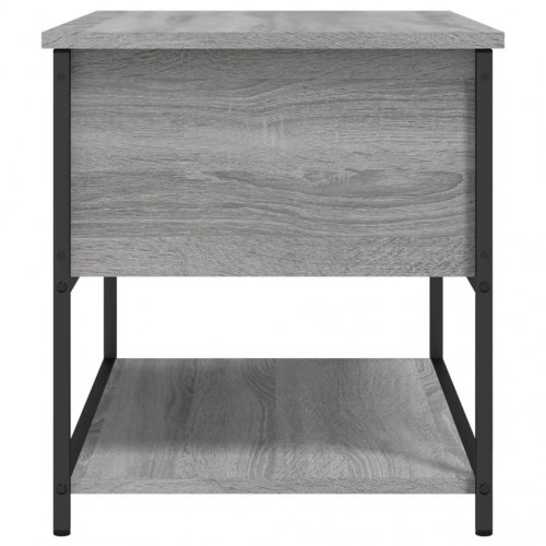 Opbevaringsbænk 70 × 42,5 × 47 cm - konstrueret træ, grå sonoma-eg