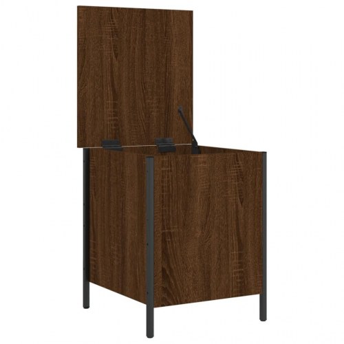 Opbevaringsbænk 40 × 42,5 × 50 cm - konstrueret træ, brun egetræsfarve