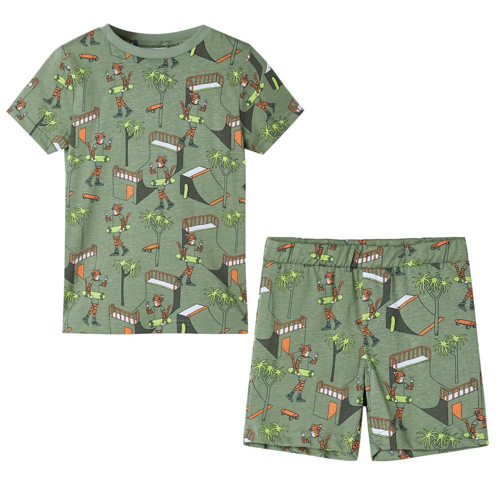 Pyjamas Til Børn Str 140 Lys Kakifarve
