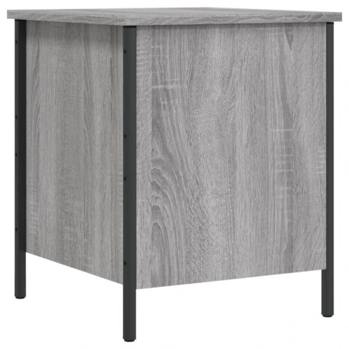 Opbevaringsbænk 40 × 42,5 × 50 cm - konstrueret træ, grå sonoma-eg