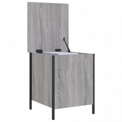 Opbevaringsbænk 40 × 42,5 × 50 cm - konstrueret træ, grå sonoma-eg