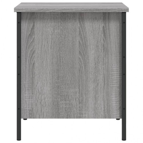 Opbevaringsbænk 40 × 42,5 × 50 cm - konstrueret træ, grå sonoma-eg