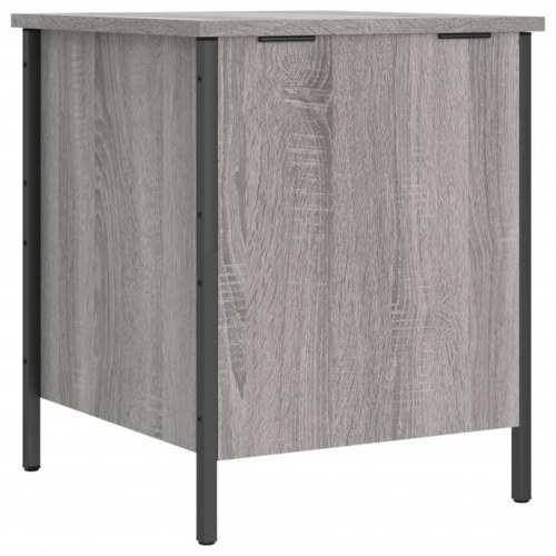 Opbevaringsbænk 40 × 42,5 × 50 cm - konstrueret træ, grå sonoma-eg