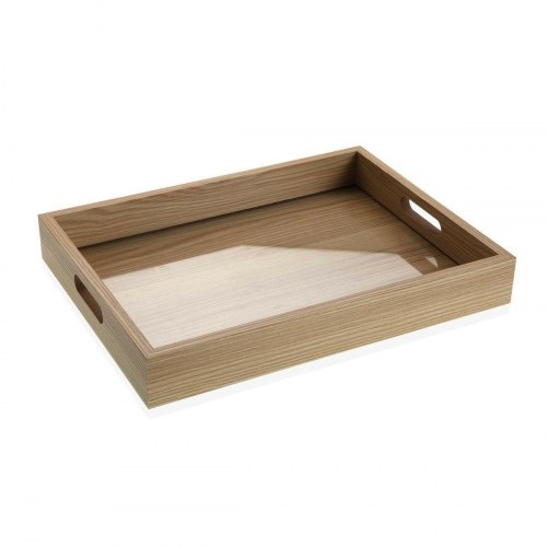 Serveringsbakker i træ - Versa bakkesæt, MDF, 30 × 5,5 × 40 cm (3 dele)