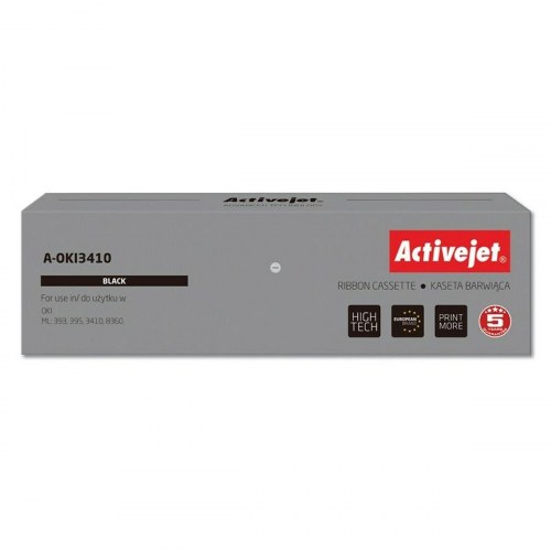 Activejet A-OKI3410 matrixbånd - sort