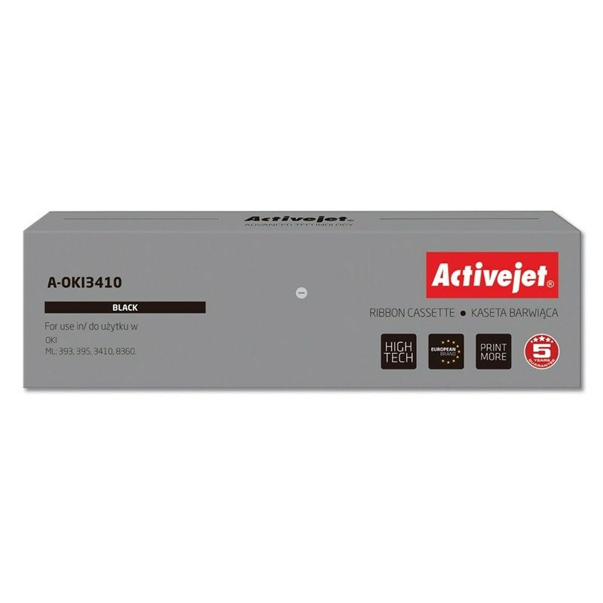 Activejet A-OKI3410 matrixbånd - sort