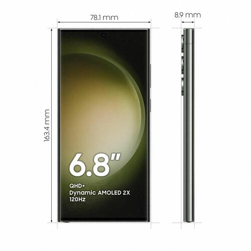 Smartphone Samsung SM-S918B Grøn 256 GB 6,8" 8 GB RAM