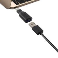 USB 3.0 til USB-C 3.1-adapter Sort