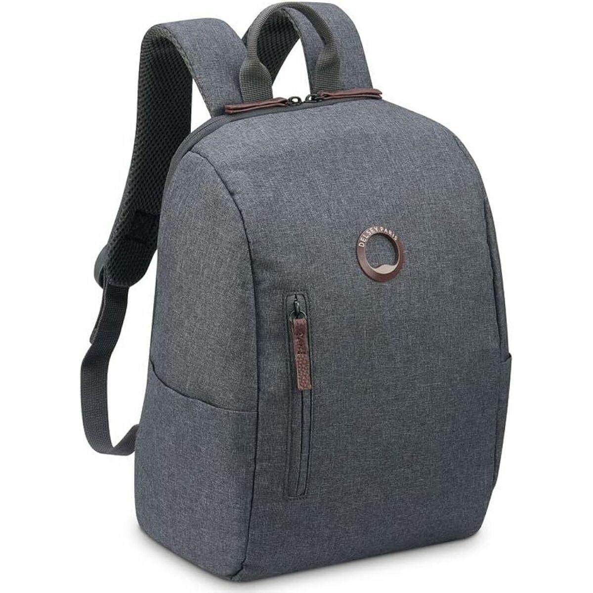Laptop rygsæk Delsey Maubert 2.0 Mørkegrå 32 x 14 x 23 cm
