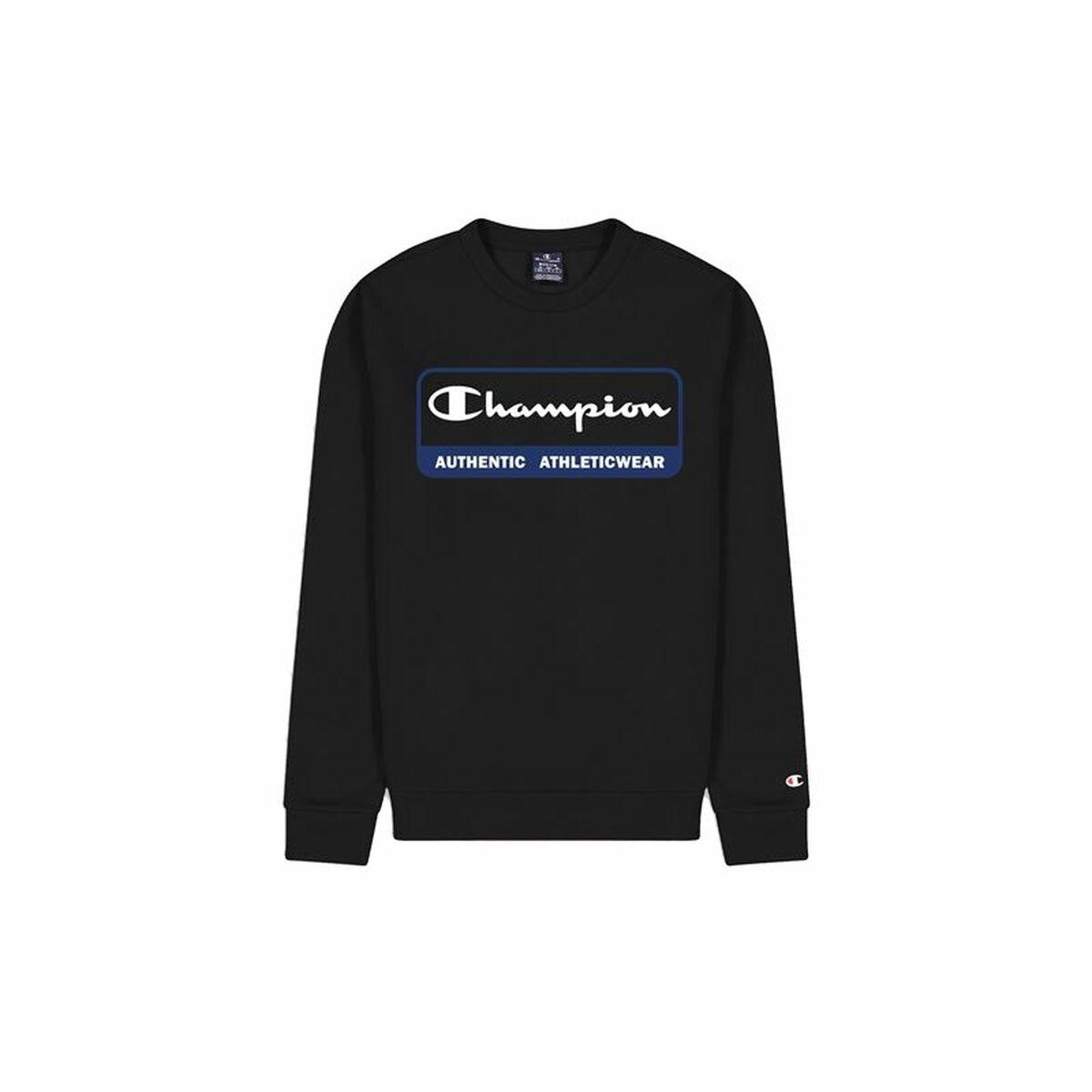 Champion Legacy Sweatshirt Uden Hætte Til Mænd Sort M