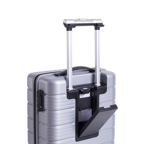 Trolley med USB-oplader og Støtte til Tablet (37,5 x 57 x 23 cm) 146016 Grå