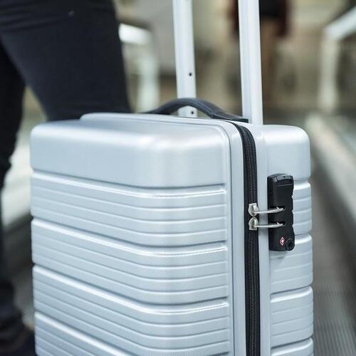Trolley med USB-oplader og Støtte til Tablet (37,5 x 57 x 23 cm) 146016 Grå