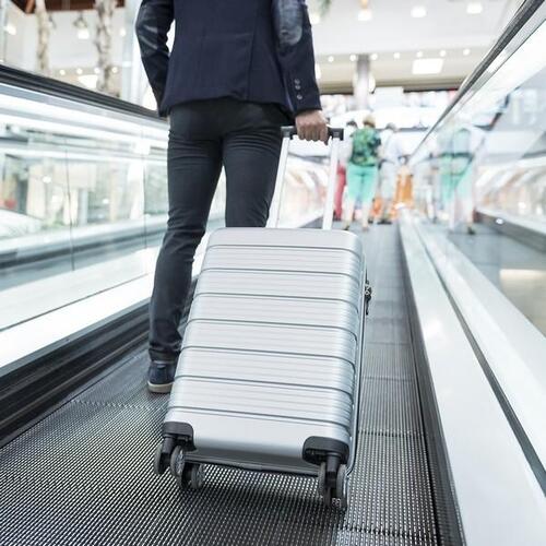 Trolley med USB-oplader og Støtte til Tablet (37,5 x 57 x 23 cm) 146016 Grå