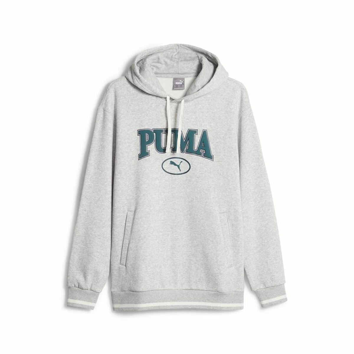 Hættetrøje Til Mænd Puma Squad Lysegrå
